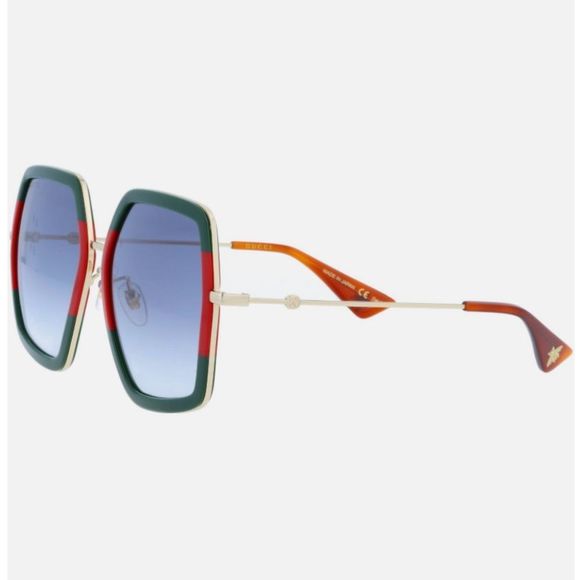 Gucci Wide Frame Sunglasses with box and dust bag MINT condition no scratches - Picture 3 of 11